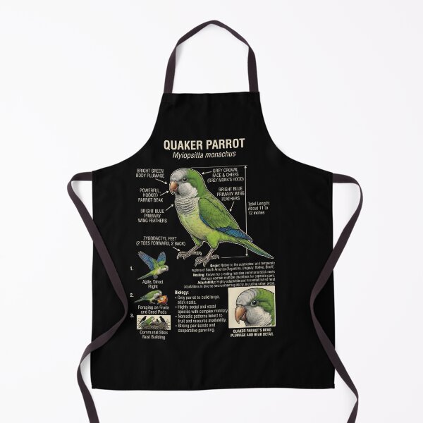 Item preview, Quaker Scientific Anatomy Ornithology Parrot Lover designed and sold by dian-rody-crest.