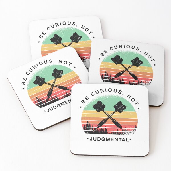 Item preview, Be curious, not judgmental designed and sold by Olena Du.