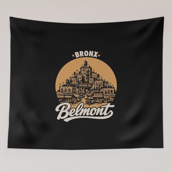Item preview, Belmont Bronx New York Street Scenery designed and sold by Boogosh.