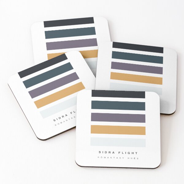 Item preview, ‘Sidra Flight’ Romantasy Hue Palette designed and sold by The Colourful Game.