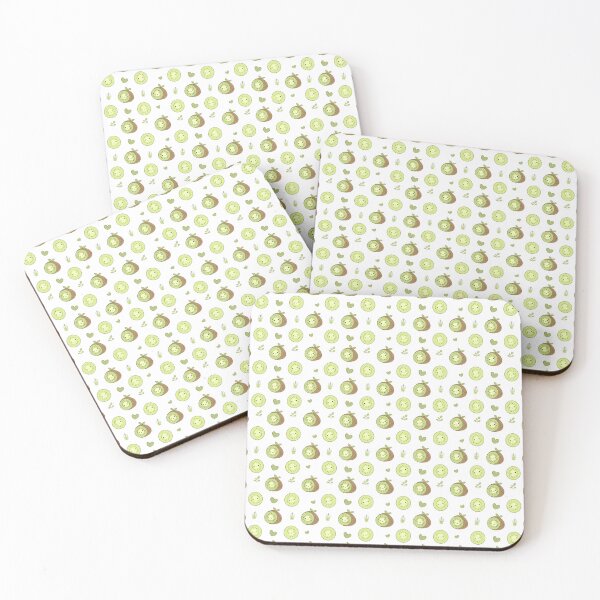 Item preview, Cute Kawaii Kiwi Pattern | Seamless Kiwi Fruit Print | Green Aesthetic Pattern designed and sold by Little Dora Art.
