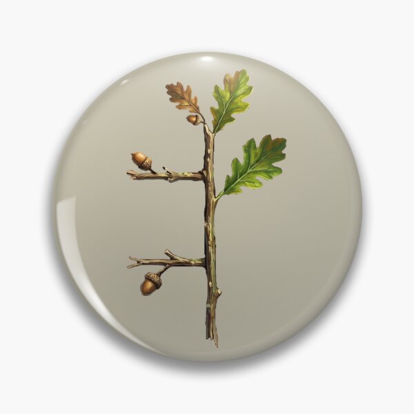 Item preview, Ogham Duir Oak Branch Rune: Celtic Woodland Folklore designed and sold by Englandbear.