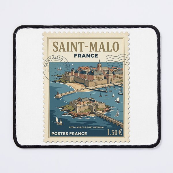 Item preview, Saint-Malo France Travel Stamp Intra Muros designed and sold by k3rstman1.