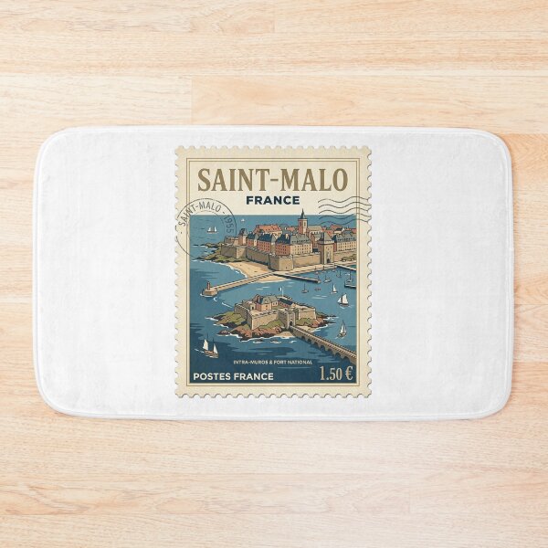 Item preview, Saint-Malo France Travel Stamp Intra Muros designed and sold by k3rstman1.