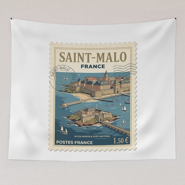 Item preview, Sello turístico de Saint-Malo, Francia, Intra Muros designed and sold by k3rstman1.
