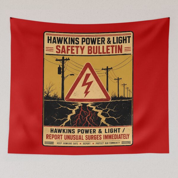 Item preview, Hawkins Power & Light Safety Bulletin designed and sold by agearb.