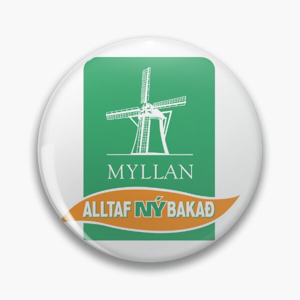 Item preview, Myllan Bakery Icelandic Windmill Logo with Slogan designed and sold by ccabatu.