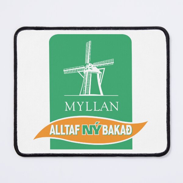 Item preview, Myllan Bakery Icelandic Windmill Logo with Slogan designed and sold by ccabatu.