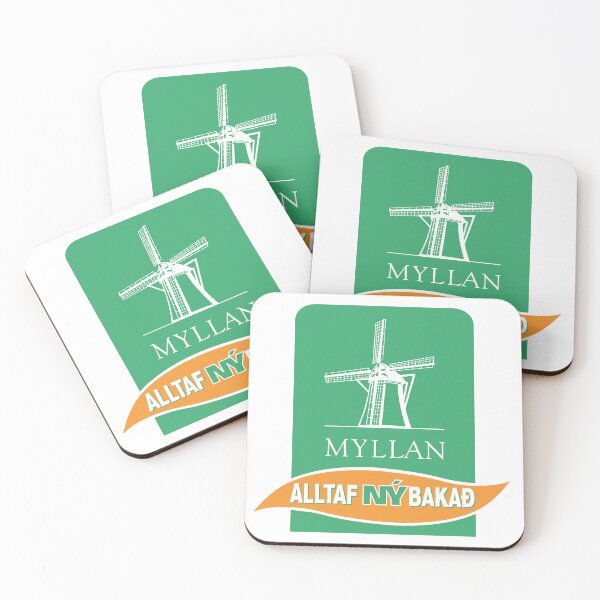 Item preview, Myllan Bakery Icelandic Windmill Logo with Slogan designed and sold by ccabatu.