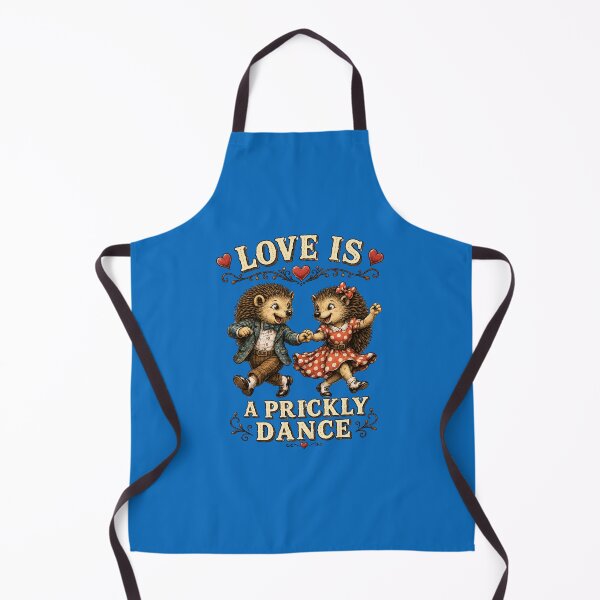 Item preview, Twist Dancing Hedgehogs – Vintage Retro Woodland Couple designed and sold by Alpine-Ink.