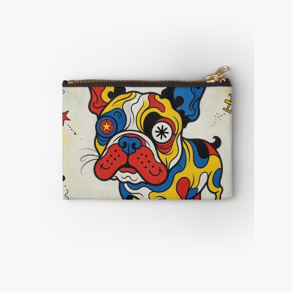 Item preview, Playful French Bulldog in Miró-Inspired Pop Art designed and sold by cipoprimo.