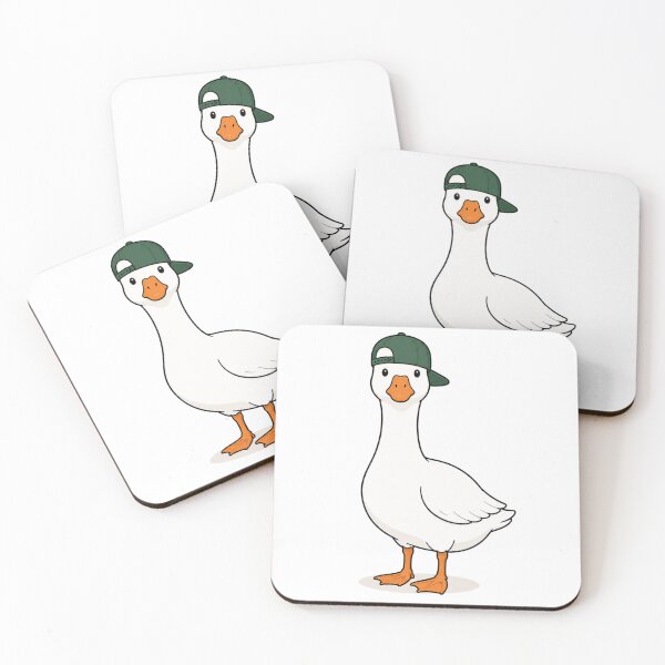 Item preview, Cute Goose with Baseball Cap | Funny Cartoon Duck Bird Illustration designed and sold by LittleGinnyArt.