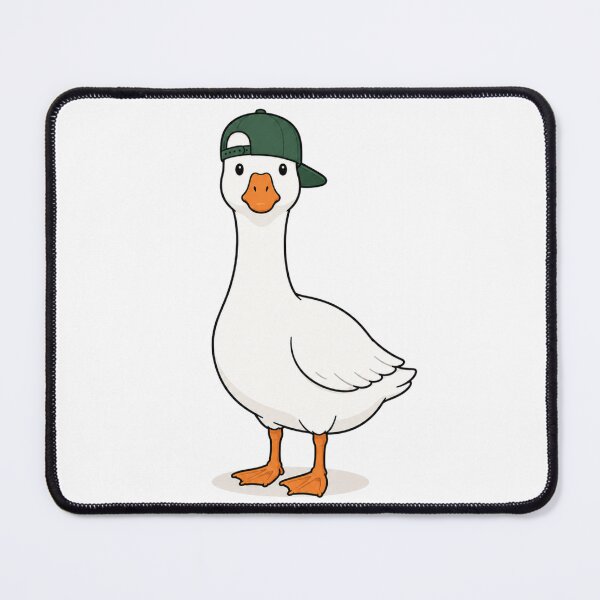 Item preview, Cute Goose with Baseball Cap | Funny Cartoon Duck Bird Illustration designed and sold by LittleGinnyArt.
