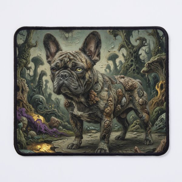 Item preview, Surreal French Bulldog in an Enchanted Forest designed and sold by cipoprimo.