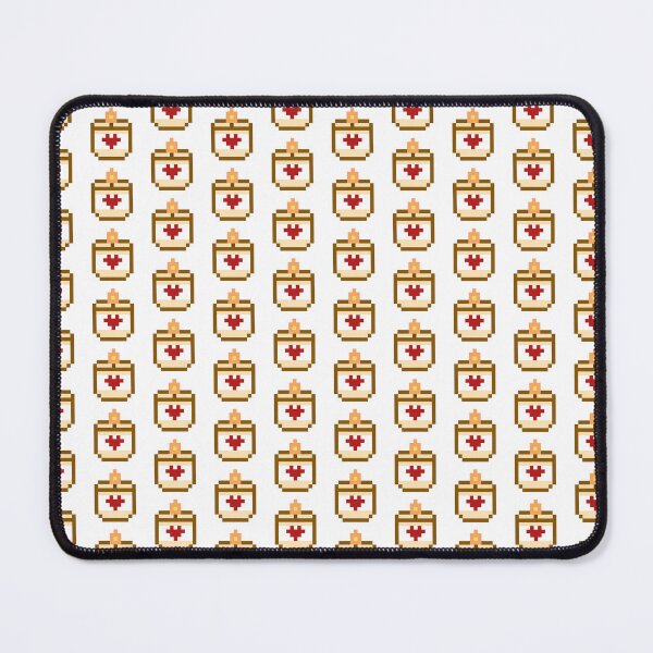 Item preview, Cozy autumnal candle with a love heart pixel art designed and sold by InSpaceAstrid.