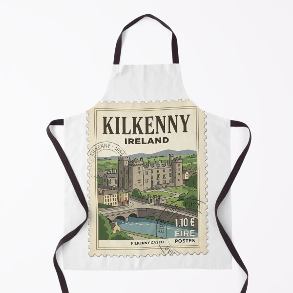 Item preview, Vintage Kilkenny Castle Ireland Travel Stamp designed and sold by k3rstman1.