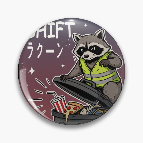 Item preview, Night Shift Funny Raccoon designed and sold by SakuraHaven.