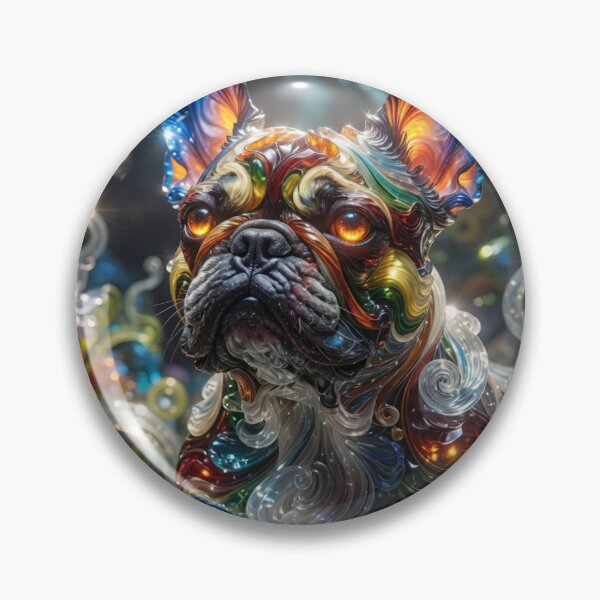 Item preview, Luminous Glass French Bulldog designed and sold by cipoprimo.
