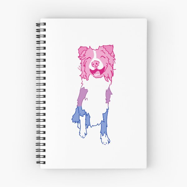 Item preview, Bisexual flag Australian shepherd dog designed and sold by nova.draws.