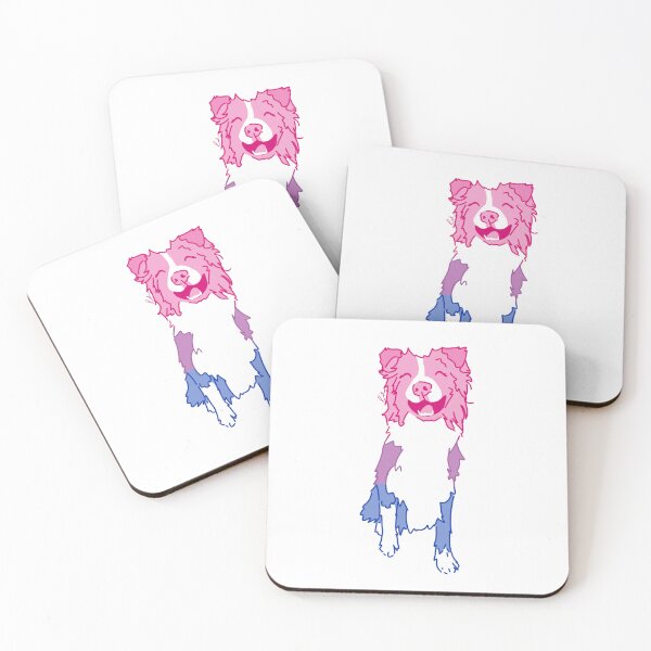 Item preview, Bisexual flag Australian shepherd dog designed and sold by nova.draws.