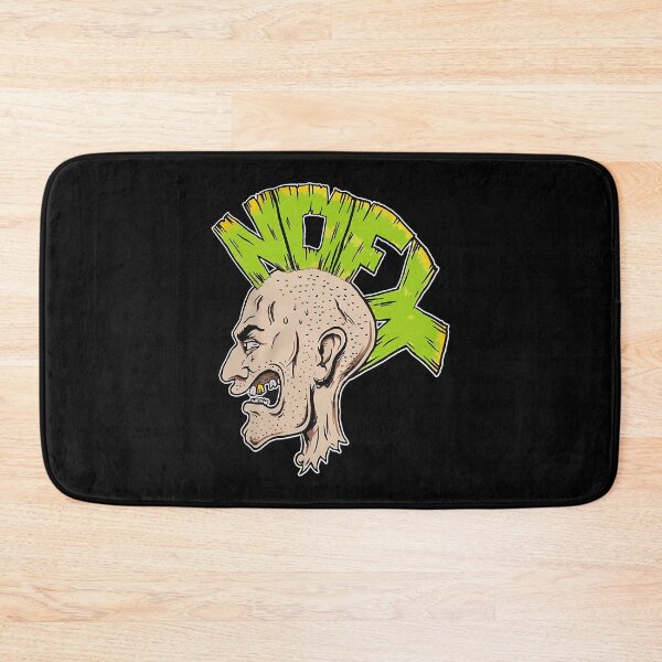 Item preview, NOFX Punk Rock Band Angry Face Cartoon Logo designed and sold by damjanis.