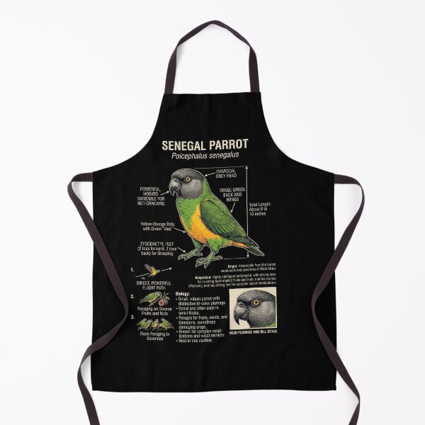 Item preview, Senegal Parrot Scientific Anatomy Ornithology Parrot Lover designed and sold by dian-rody-crest.