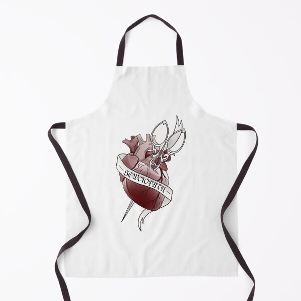 Item preview, Sewciopath - Funny Gothic Sewing Pun Anatomical Heart Tattoo designed and sold by suzysworld.