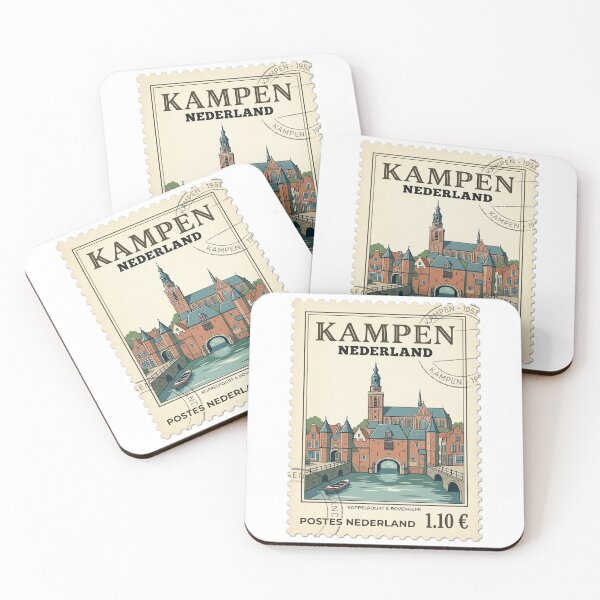 Item preview, Kampen Netherlands Vintage Travel Stamp designed and sold by k3rstman1.