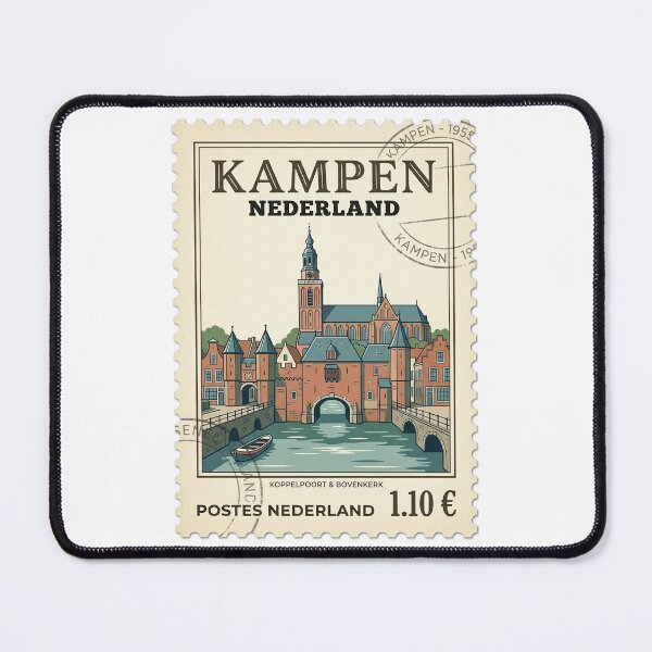 Item preview, Kampen Netherlands Vintage Travel Stamp designed and sold by k3rstman1.