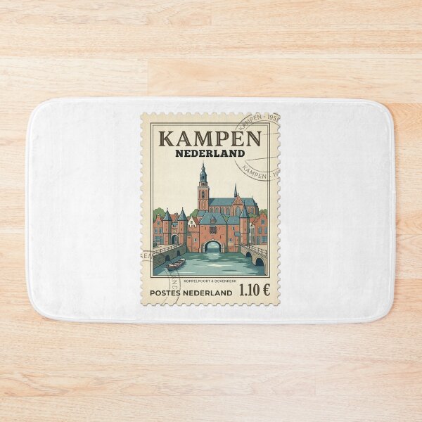 Item preview, Kampen Netherlands Vintage Travel Stamp designed and sold by k3rstman1.