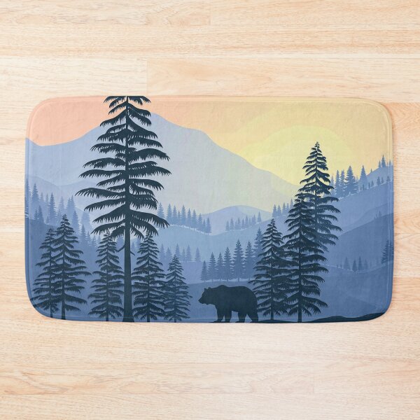 Item preview, Forest Sentinel: Bear at Dawn designed and sold by Aki and Akiro.
