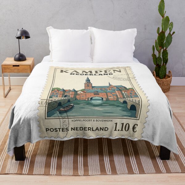 Item preview, Kampen Netherlands Vintage Travel Stamp designed and sold by k3rstman1.