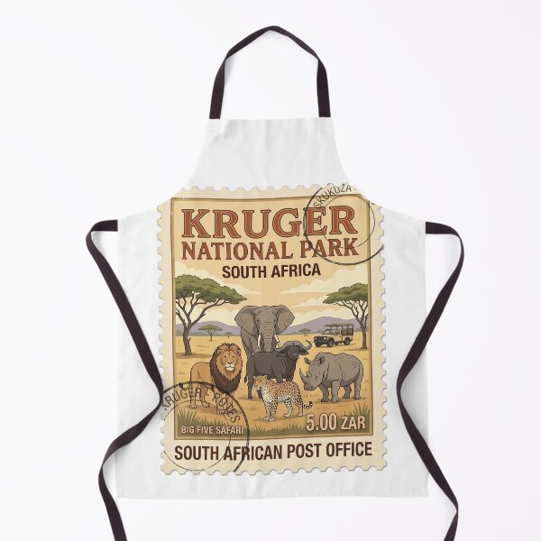 Item preview, Kruger National Park Big Five Safari Travel Stamp designed and sold by k3rstman1.