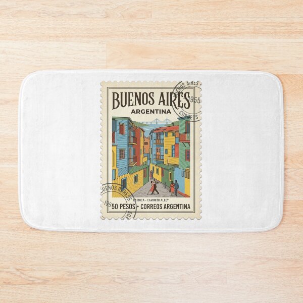 Item preview, Vintage Buenos Aires Argentina Travel Stamp La Boca designed and sold by k3rstman1.