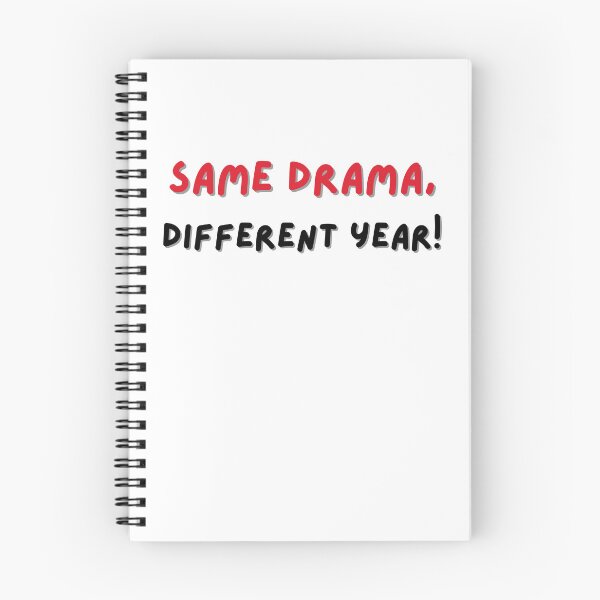 Item preview, Same Drama, Different Shutdown | Funny Government Shutdown Typography designed and sold by Palette & Hue.