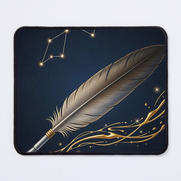 Item preview, Feather Quill Pen Drawing Gold Liquid designed and sold by Michaelragheb.
