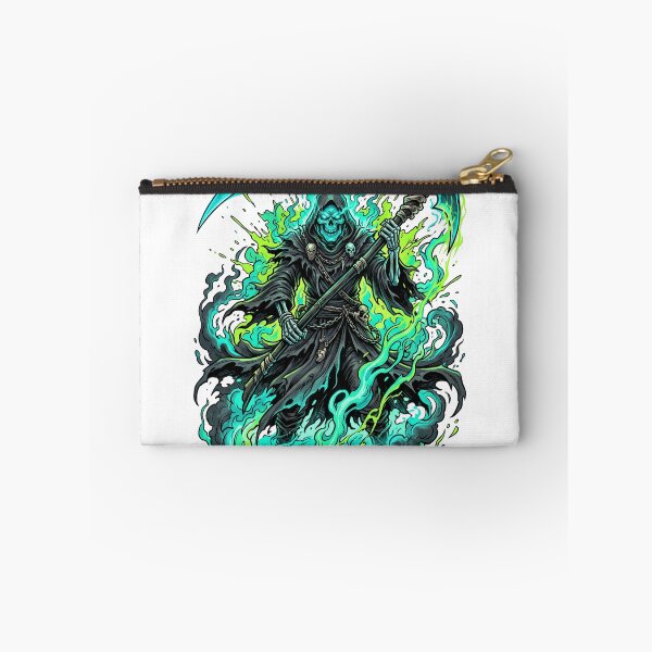 Item preview, Grim Reaper Toxic Green Inferno Graphic designed and sold by misbahsiro.