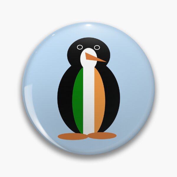 Item preview, Ms. Penguin Wearing the Irish Flag designed and sold by AuntieShoe.