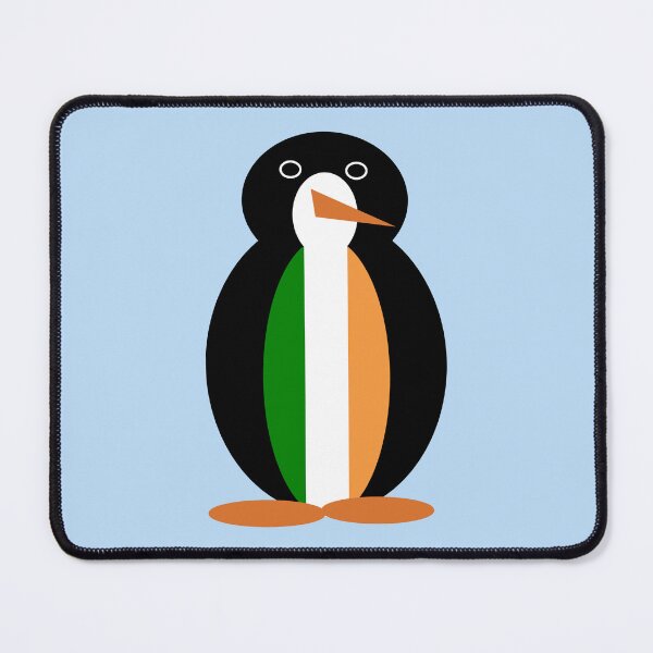 Item preview, Ms. Penguin Wearing the Irish Flag designed and sold by AuntieShoe.