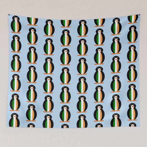 Item preview, Ms. Penguin Wearing the Irish Flag designed and sold by AuntieShoe.