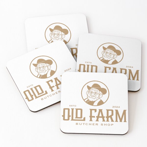 Item preview, Old Farm Butcher Shop Vintage Farmer Logo Vector Design designed and sold by ccabatu.