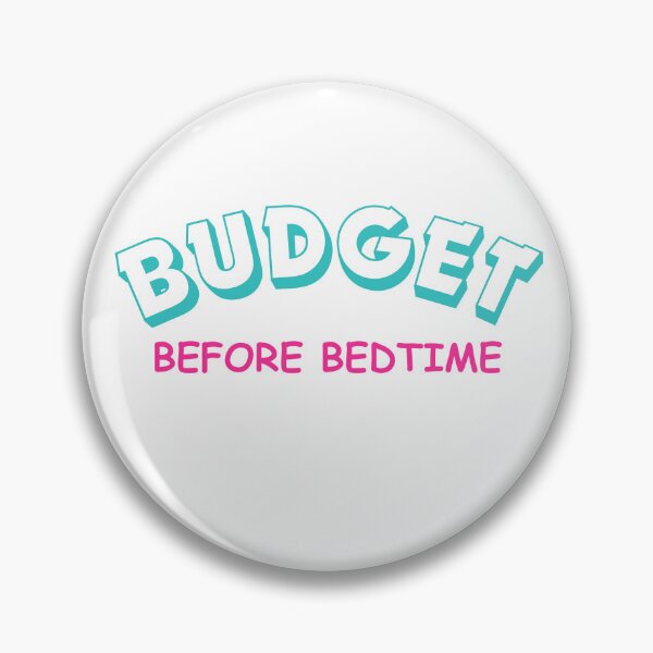 Item preview, Budget Before Bedtime | Funny Government Shutdown Typography designed and sold by Palette & Hue.