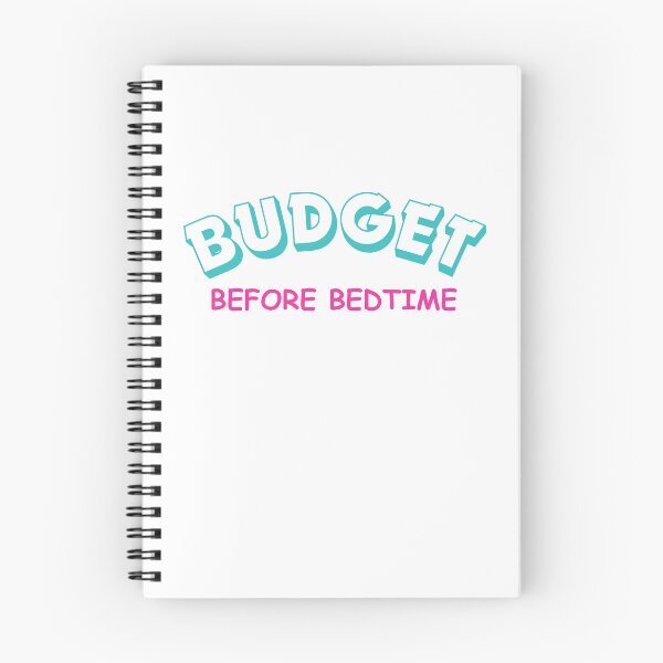 Item preview, Budget Before Bedtime | Funny Government Shutdown Typography designed and sold by Palette & Hue.