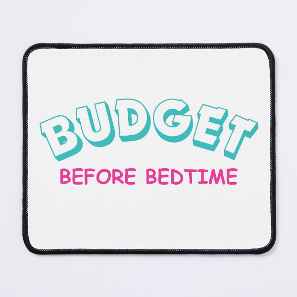 Item preview, Budget Before Bedtime | Funny Government Shutdown Typography designed and sold by Palette & Hue.