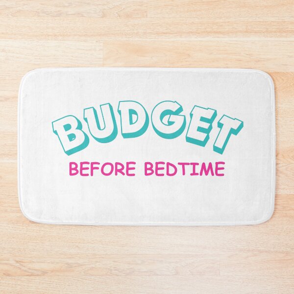 Item preview, Budget Before Bedtime | Funny Government Shutdown Typography designed and sold by Palette & Hue.