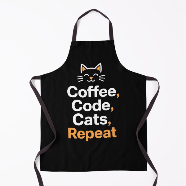 Item preview, Cat Lover and Programmer Daily Routine Funny designed and sold by AntiqueImages.