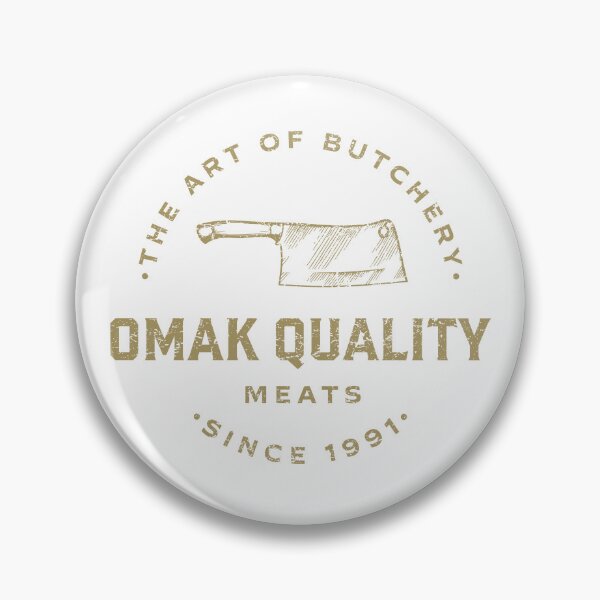 Item preview, Omak Quality Meats Cleaver Knife Vintage Butcher Logo Vector designed and sold by ccabatu.