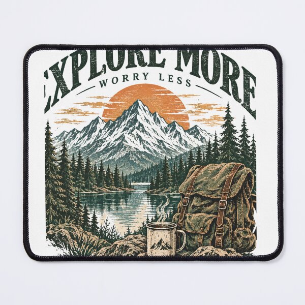 Item preview, Explore More Worry Less designed and sold by Del4xe.