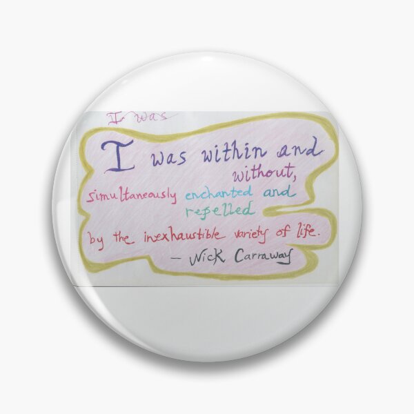 Item preview, Gatsby - Nick Carraway designed and sold by seasonsof7.