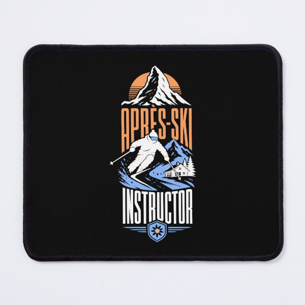 Item preview, Après-Ski Instructor Vintage Mountain Skier designed and sold by AntiqueImages.
